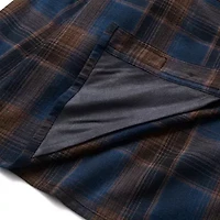 Men's Long Sleeve Yarn Dyed Rainier Plaid Flannel Work Shirt