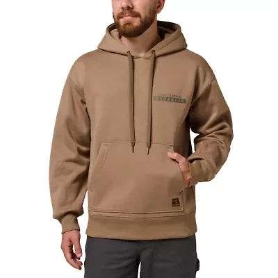 Men's Distressed Stamp Graphic Pullover Hoodie