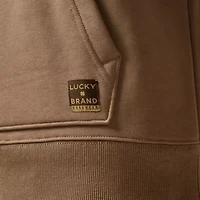 Men's Distressed Stamp Graphic Pullover Hoodie