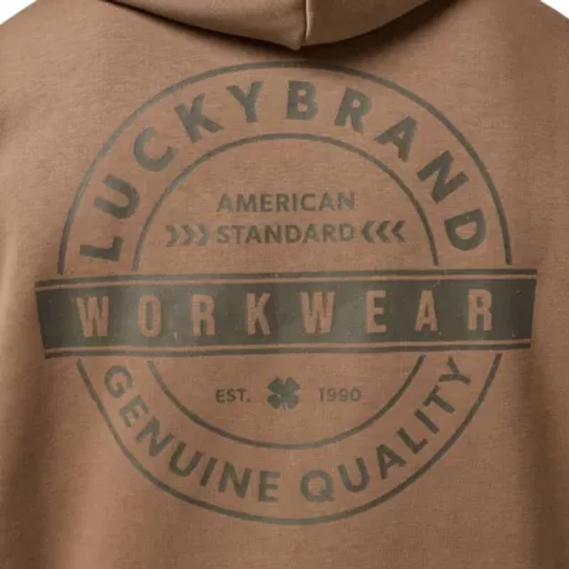 Men's Distressed Stamp Graphic Pullover Hoodie