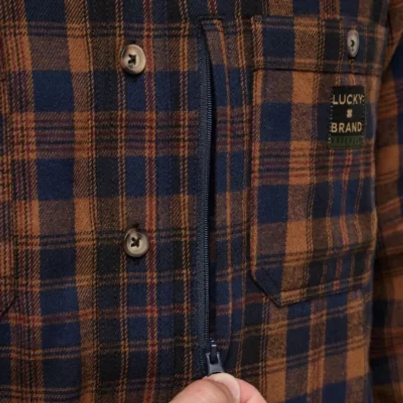 Men's Long Sleeve Yarn Dyed Elstar Plaid Flannel Work Shirt