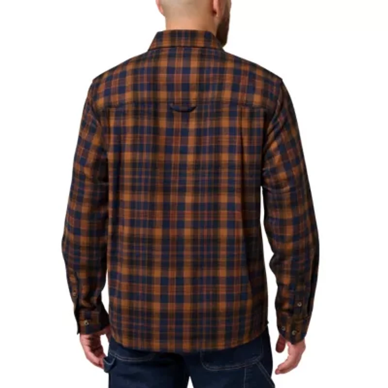 Men's Long Sleeve Yarn Dyed Elstar Plaid Flannel Work Shirt