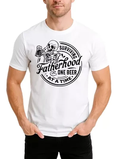 Surviving Fatherhood Tee for Tired and Hilarious Dads
