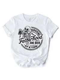 Surviving Fatherhood Tee for Tired and Hilarious Dads