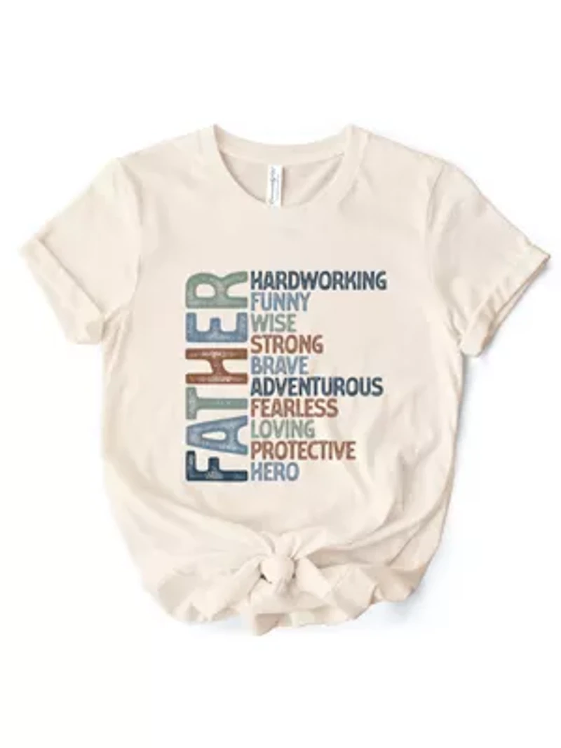 Father Definition for Hero Dad Tee