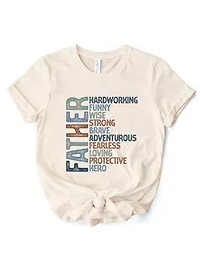 Father Definition for Hero Dad Tee