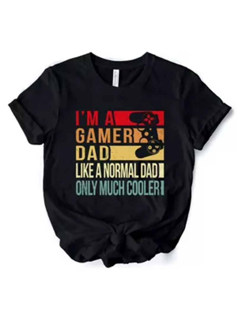 Gamer Dad Controller Tee for Cool Fathers