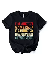 Gamer Dad Controller Tee for Cool Fathers