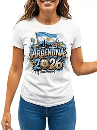 Argentina 2026 Soccer Cup Global Championship, Football Tee