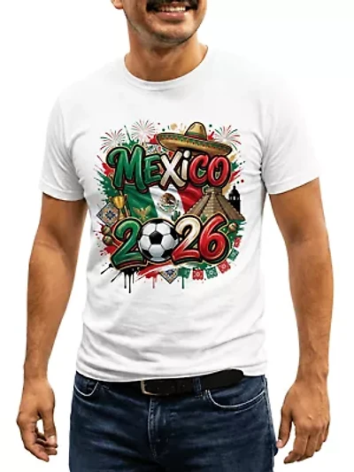 Mexico 2026 Soccer Cup Global Championship, Football Tee