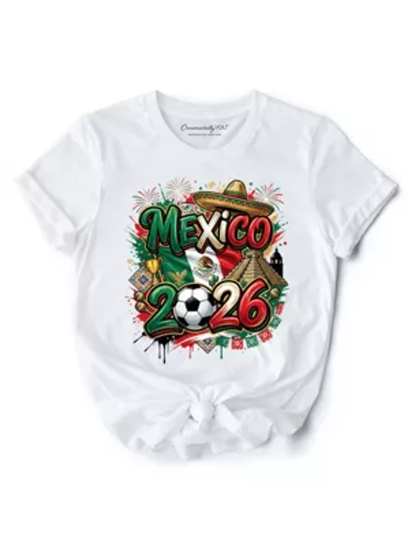 Mexico 2026 Soccer Cup Global Championship, Football Tee