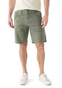 Men's Utility Fatigue Flat Front Shorts