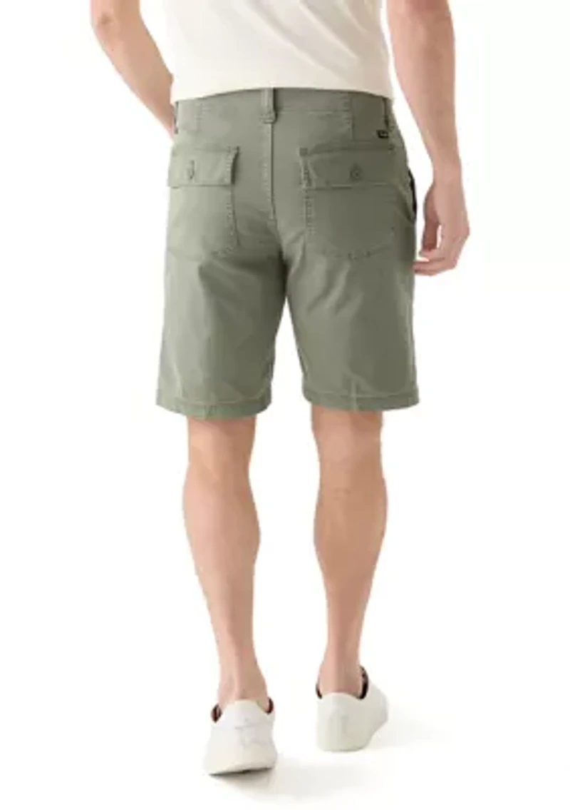 Men's Utility Fatigue Flat Front Shorts