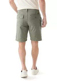 Men's Utility Fatigue Flat Front Shorts