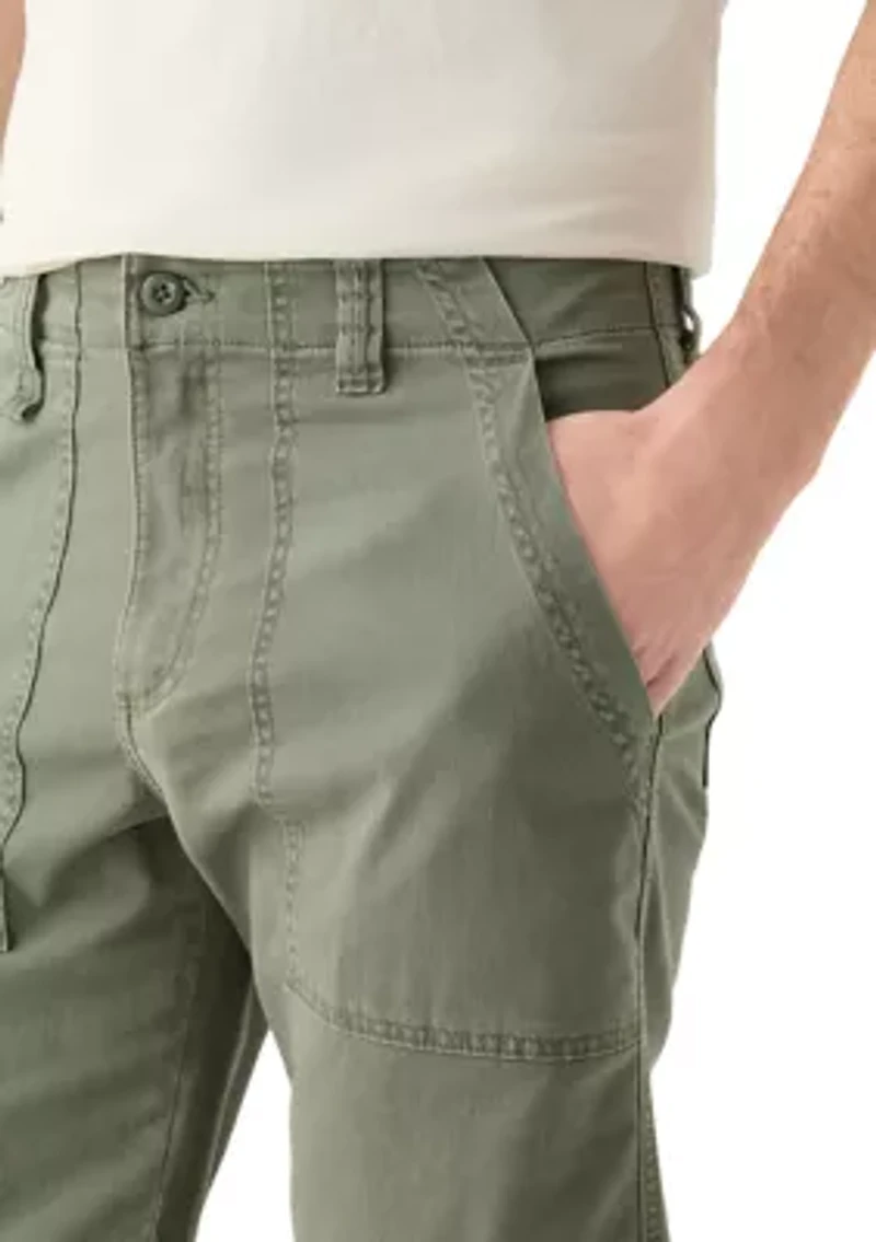 Men's Utility Fatigue Flat Front Shorts
