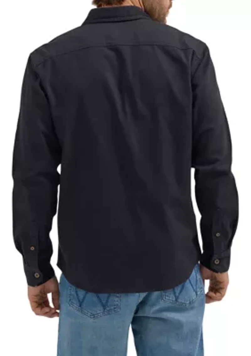 Men's Solid Twill Shirt