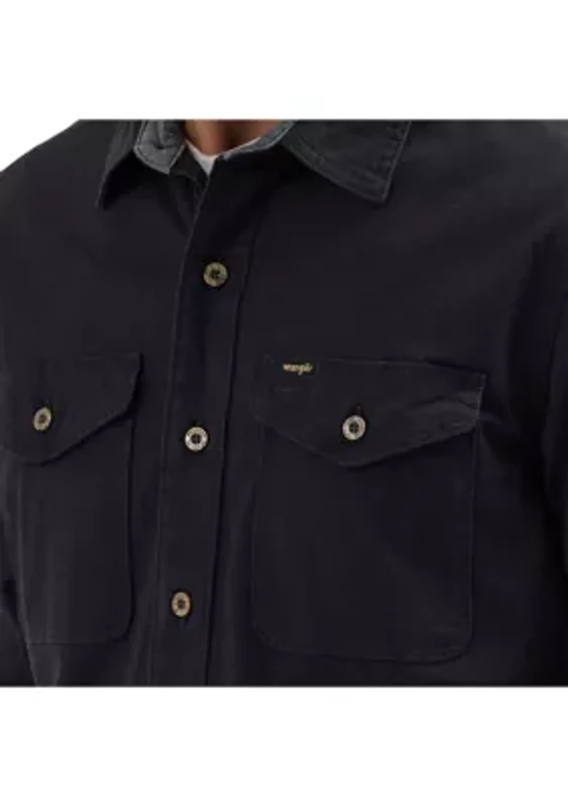 Men's Solid Twill Shirt