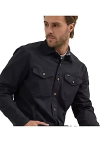 Men's Solid Twill Shirt