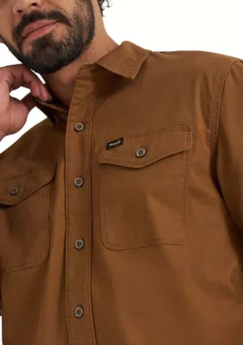 Men's Brushed Back Twill Shirt