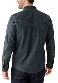 Men's Denim Button Up Shirt