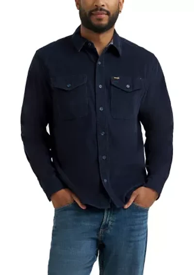 Men's Long Sleeve Corduroy Shirt