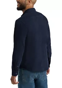 Men's Long Sleeve Corduroy Shirt