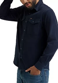 Men's Long Sleeve Corduroy Shirt