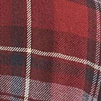 Men's Sherpa Lined Plaid Printed Shirt