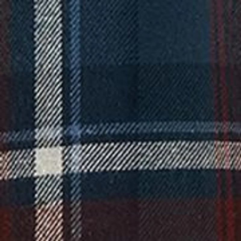 Men's Sherpa Lined Plaid Printed Shirt