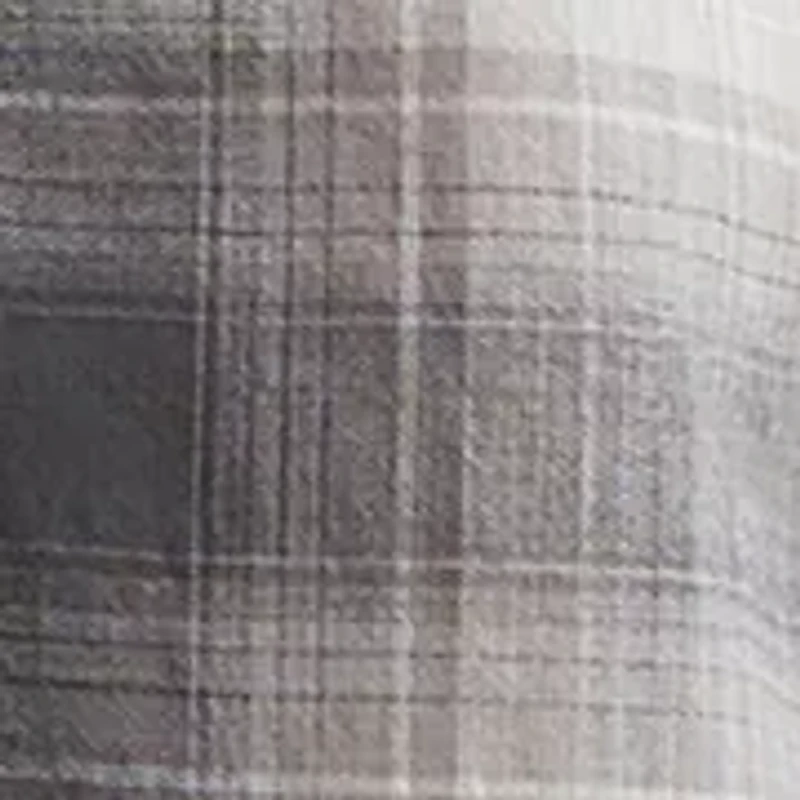 Men's Short Sleeve Slub Paid Shirt