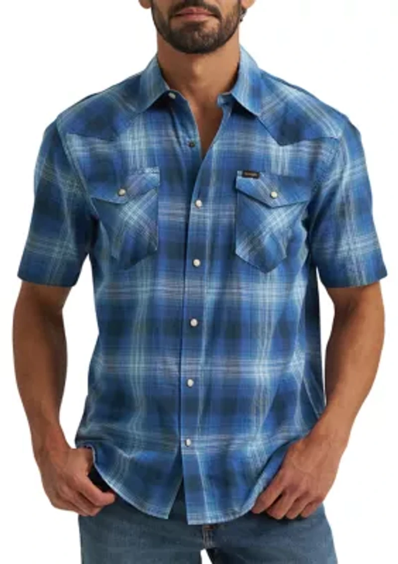 Men's Plaid Button Down Shirt