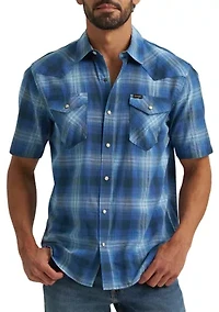 Men's Plaid Button Down Shirt