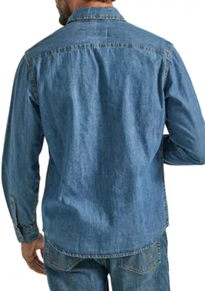 Men's Iconic Denim Button Down Shirt