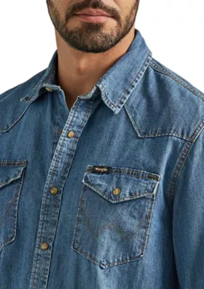 Men's Iconic Denim Button Down Shirt