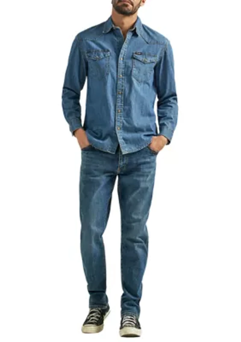 Men's Iconic Denim Button Down Shirt