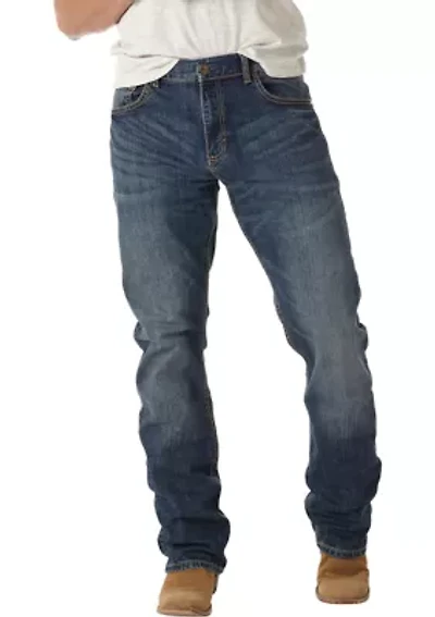 Men's Retro Slim Bootcut Jeans
