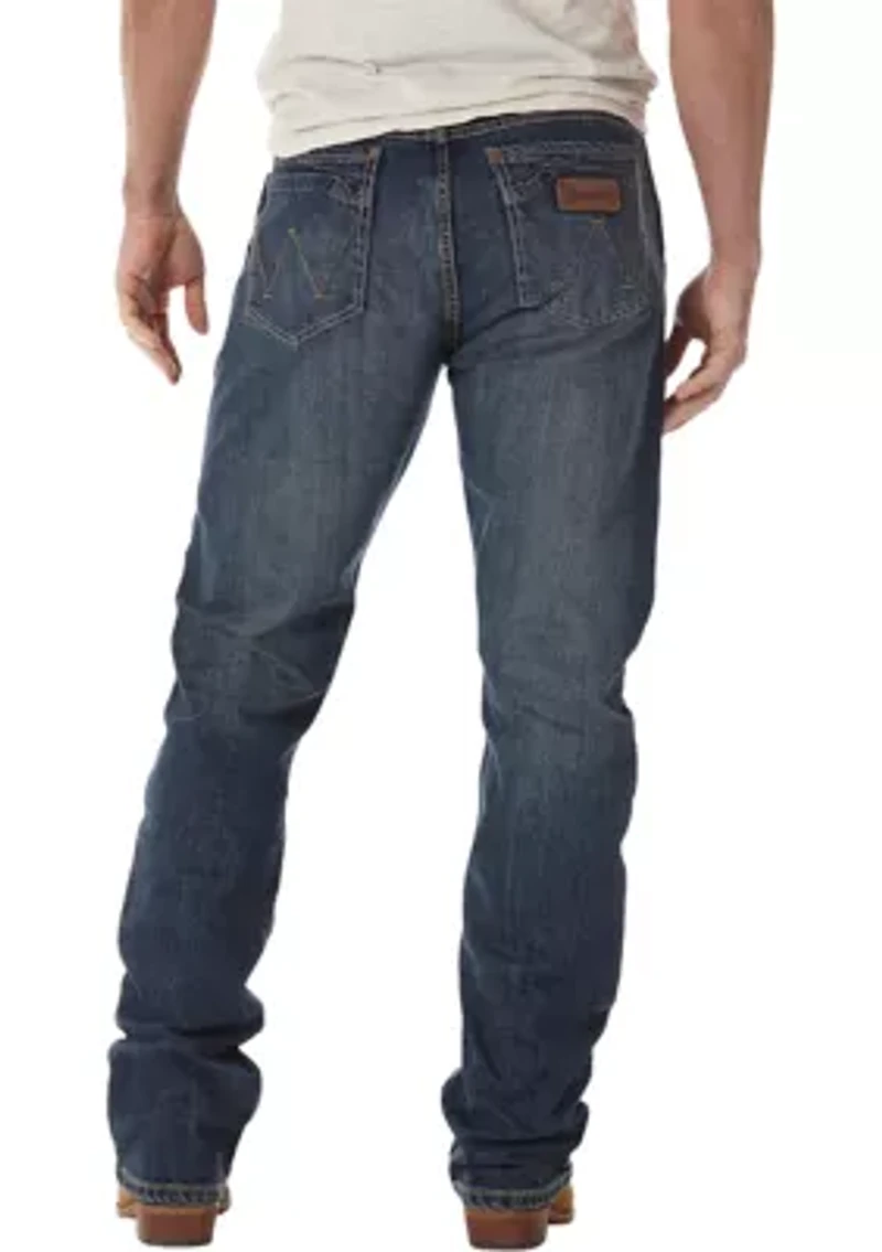 Men's Retro Slim Bootcut Jeans