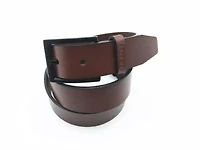 Cognac Reversible Leather Belt