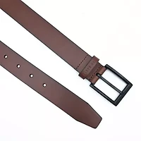 Cognac Reversible Leather Belt