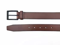 Cognac Reversible Leather Belt