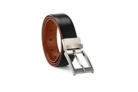 Cognac Reversible Leather Belt