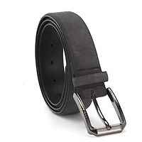 Charcoal Suede Leather Belt