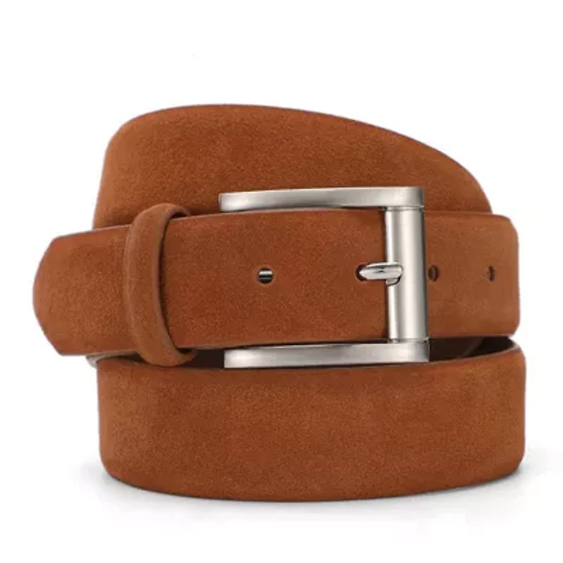 Chestnut Suede Leather Belt
