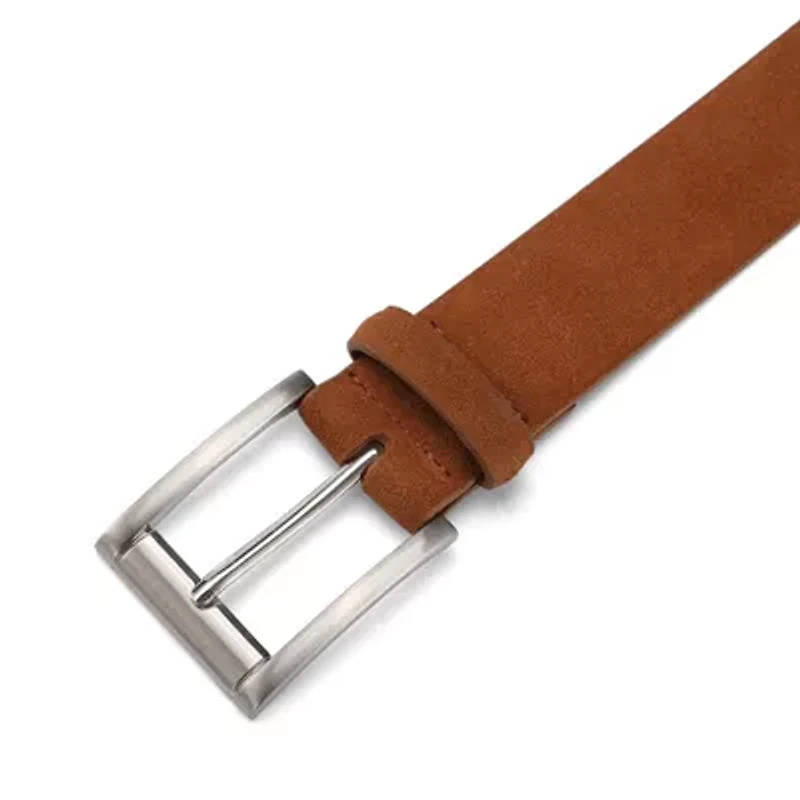 Chestnut Suede Leather Belt