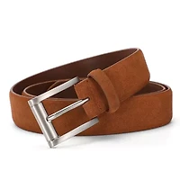 Chestnut Suede Leather Belt
