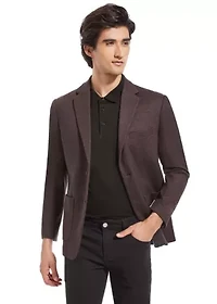 Burgundy Knit Jacket