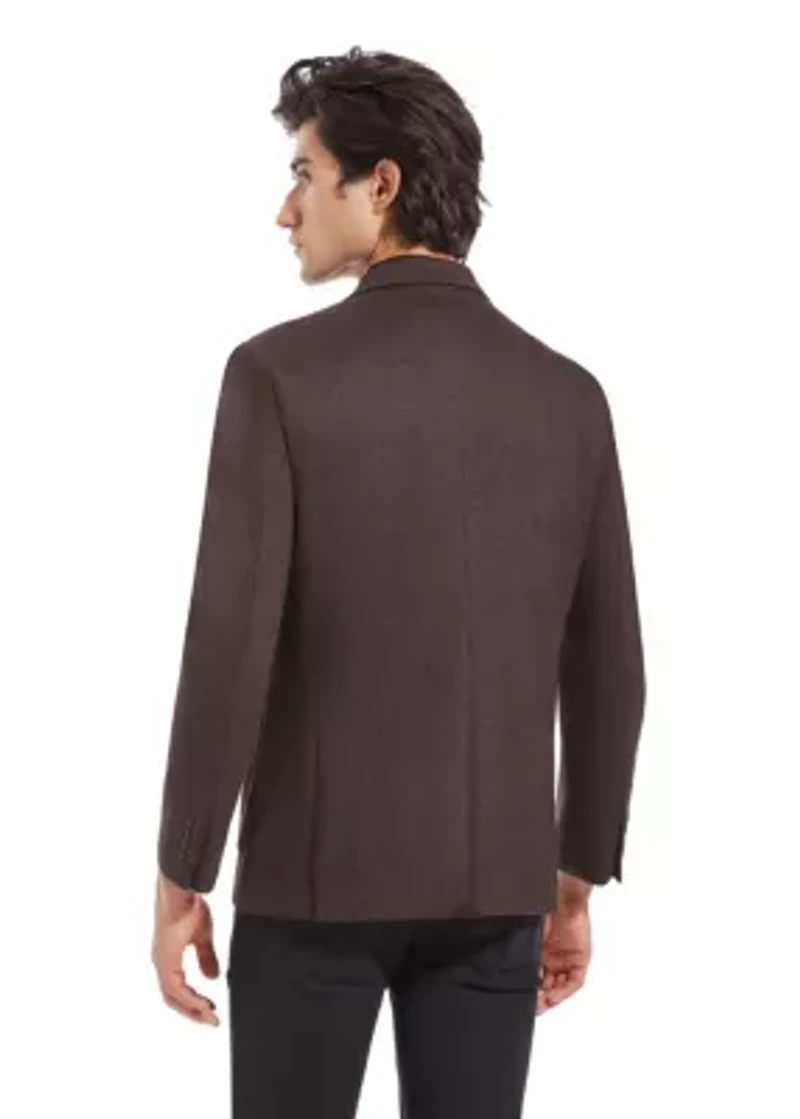 Burgundy Knit Jacket