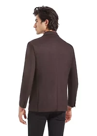 Burgundy Knit Jacket