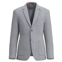 Grey Heather Pique Knit Sportcoat