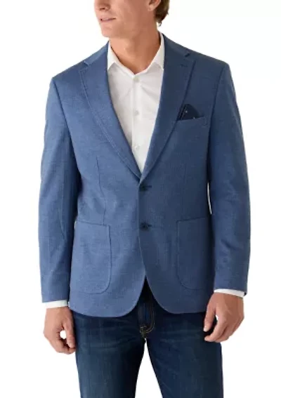 Men's Slim Fit Herringbone Sports Coat